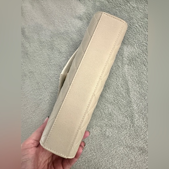 YSL Classic Monogram Envelope Bag Mixed Matelassé Grain de Poudre Leather Medium - Picture 14 of 14